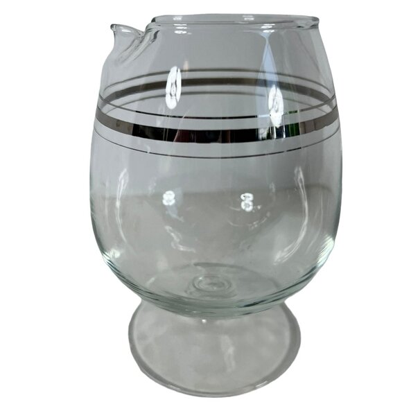 Mid-Century Brandy Decanter Snifter with Glasses - Picture 2 of 7